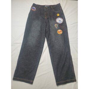 Platinum Fubu Harlem Globetrotters Limited Ed. Black Men's Jeans Sz 35 90's Y2K